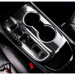 TEGENT Middle Console Gear Shift Box Frame Cover Trim Sticker Compatible with Chevrolet Equinox 2018 2019 2020 2021 2022 2023 Car Interior Accessories(Black) 1 PC in Saudi Arabia