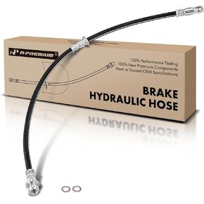 A-Premium Rear Driver or Passenger Brake Hydraulic Hose Compatible with Mitsubishi Models - Montero 2001 2002 2003 2004 2005 2006 - Replace# MR407251