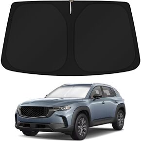 KUST Windshield Sun Shade for Mazda CX-50 2023 2024 CX50 Accessories Window Sunshade Sun Visor Protector Foldable Blocks UV Rays Keep Your Car Cooler