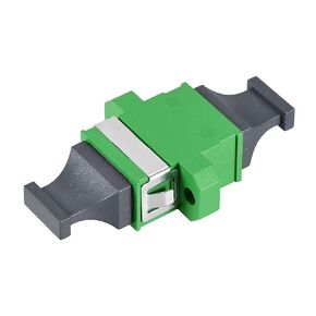 uxcell SM/MM MPO Fiber Optic Connector, Low Loss Quick Optical Adapter for MPO/MTP Green 44x25x10mm
