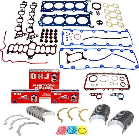 DNJ RRK4149 Engine Re-Ring Kit for 1997-1999 / Ford/Expedition / 4.6L / SOHC / V8 / Cu.281 / Vin 6, W in Saudi Arabia