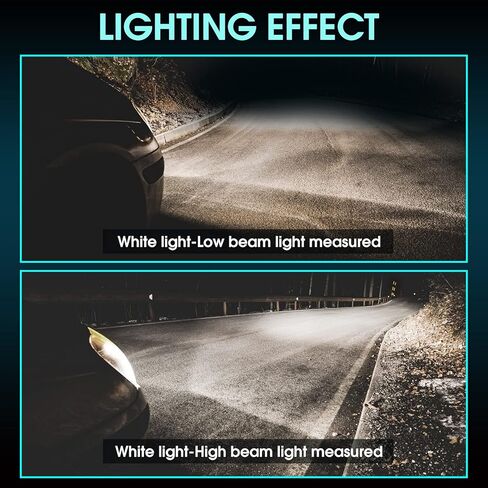 مصباح أمامي للسيارة هالوجين 9006 HB4، ضوء أبيض فائق 5000 كلفن، P22d 12 فولت/51 وات 2000 لومن 1200 ساعة، IP67، عبوتان، ضمان لمدة عامين in Kuwait