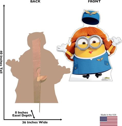 Cardboard People Kevin Hippie Life Size Cardboard Cutout Standup - Minions: The Rise of Gru (2022 Film) in Saudi Arabia