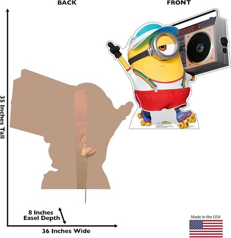 Cardboard People Kevin Hippie Life Size Cardboard Cutout Standup - Minions: The Rise of Gru (2022 Film) in Saudi Arabia