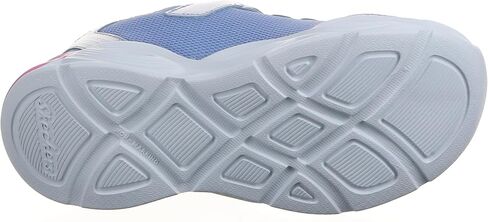 Skechers Kids Girls Twisty Glow Sneaker, Perwinkle/Multi, 4 Big Kid in Saudi Arabia