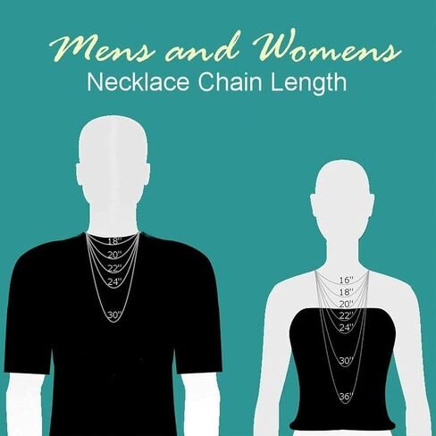 Genuine 925 Sterling Silver Round Box Chain Necklace for Men & Women Strong, Safe and Beautiful Rolo Link Chains 1.0MM - 3.0MM, 16-36 Inch (with Gift Box) in Saudi Arabia