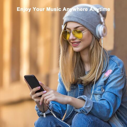 iPhone 15 Headphone Adapter,[MFi Certified] 2 in 1 USB C to 3.5mm Headphone and Charger Adapter Nylon Braided Aux Jack Dongle Cable with Fast Charging for iPhone 15 Pro Max Galaxy iPad in Saudi Arabia