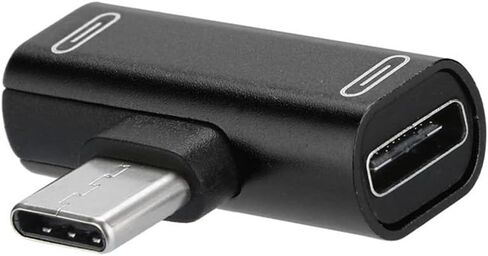 SaiDian 1Pcs Type C Splitter Adapter 2 in 1 Dual USB-C Headphone Charger Adapter for Android in Saudi Arabia