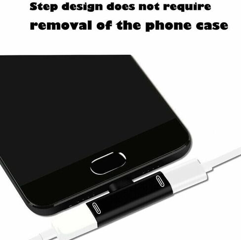 SaiDian 1Pcs Type C Splitter Adapter 2 in 1 Dual USB-C Headphone Charger Adapter for Android in Saudi Arabia