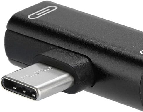 SaiDian 1Pcs Type C Splitter Adapter 2 in 1 Dual USB-C Headphone Charger Adapter for Android in Saudi Arabia