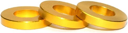 50pcs M3 Flat Washer Aluminum Gasket Anodized Countersunk Washer for RC Model Part (Titanium) in Saudi Arabia