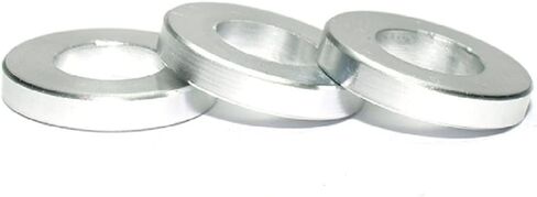 50pcs M3 Flat Washer Aluminum Gasket Anodized Countersunk Washer for RC Model Part (Titanium) in Saudi Arabia