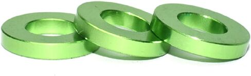 50pcs M3 Flat Washer Aluminum Gasket Anodized Countersunk Washer for RC Model Part (Titanium) in Saudi Arabia