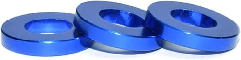 50pcs M3 Flat Washer Aluminum Gasket Anodized Countersunk Washer for RC Model Part (Titanium) in Saudi Arabia