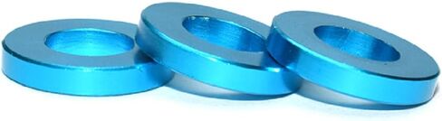 50pcs M3 Flat Washer Aluminum Gasket Anodized Countersunk Washer for RC Model Part (Titanium) in Saudi Arabia