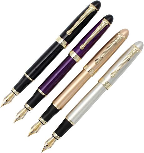 Jinhao Fountain Pen 750 Luxury Style 4 Colors Wholesale Price (set of 4) in Saudi Arabia