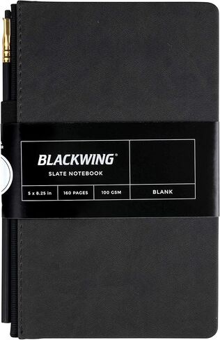 Blackwing Slate Journal، دفتر ملاحظات بغلاف مقوى أسود (160 صفحة) - فارغ in Kuwait