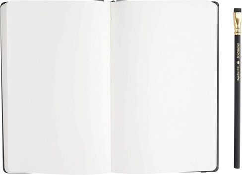 Blackwing Slate Journal، دفتر ملاحظات بغلاف مقوى أسود (160 صفحة) - فارغ in Kuwait