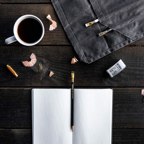 Blackwing Slate Journal، دفتر ملاحظات بغلاف مقوى أسود (160 صفحة) - فارغ in Kuwait