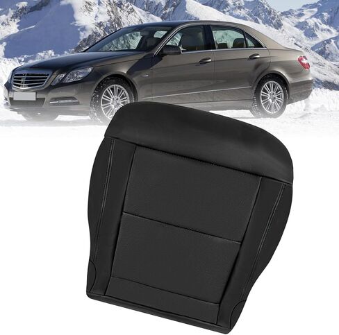 غطاء مقعد السائق الجانبي متوافق مع 2010-2014 مرسيدس بنز E350 E550، غطاء مقعد جلدي سفلي بديل لملحقات مرسيدس in Kuwait