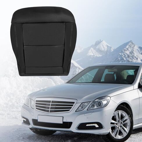 غطاء مقعد السائق الجانبي متوافق مع 2010-2014 مرسيدس بنز E350 E550، غطاء مقعد جلدي سفلي بديل لملحقات مرسيدس in Kuwait