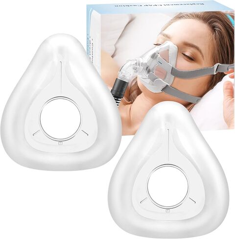 عبوتان من وسائد بديلة لجهاز AirFit F20 - وسادة قناع ختم موثوقة مناسبة تمامًا لقناع الوجه بالكامل - مستلزمات استبدال الملحقات (كبيرة) in Kuwait