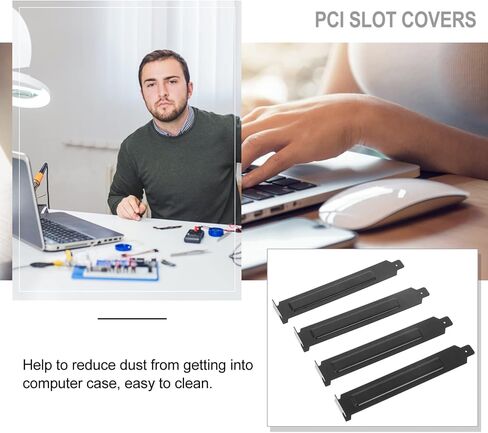 SOLUSTRE Pc Case فتحة غطاء هيكل الكمبيوتر كتلة 20 قطعة غطاء فتحة الكمبيوتر الخلفي الفولاذ المقاوم للصدأ توسيع لوحة فارغة ملحقات الكمبيوتر لقم الهيكل كتلة RGB حالة الكمبيوتر الكمبيوتر in Saudi Arabia