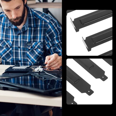 SOLUSTRE Pc Case فتحة غطاء هيكل الكمبيوتر كتلة 20 قطعة غطاء فتحة الكمبيوتر الخلفي الفولاذ المقاوم للصدأ توسيع لوحة فارغة ملحقات الكمبيوتر لقم الهيكل كتلة RGB حالة الكمبيوتر الكمبيوتر in Saudi Arabia