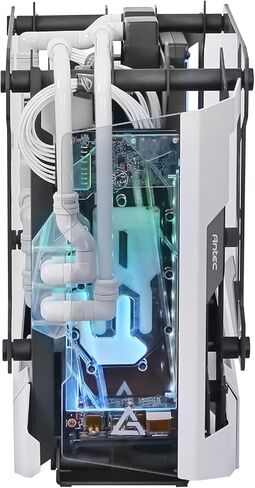 حافظة كمبيوتر Antec Striker مصنوعة من الألومنيوم والفولاذ ITX، حامل وحدة معالجة الرسومات الأمامية، دعم مروحة يصل إلى 4 × 120 مم، USB 3.1 Type-C جاهز وحامل PCI-E متضمن (Striker Mini) in Kuwait