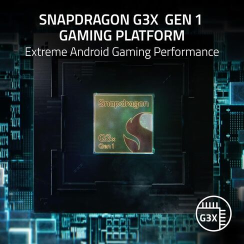 الكمبيوتر اللوحي Razer Edge WiFi Gaming Tablet: Snapdragon G3X Gen 1 - التحكم في فئة وحدة التحكم مع HyperSense Haptics - شاشة لمس AMOLED FHD+ مقاس 6.8 بوصة 144 هرتز - Android، الكمبيوتر الشخصي، Xbox، الألعاب السحابية - تطبيق Nexus المدعوم (متجدد) in Saudi Arabia