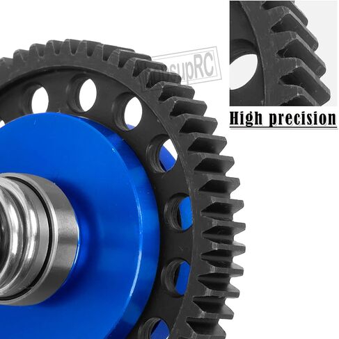 7075 Metal Spur Gear Slipper Clutch 57T(0.8) with 3.17mm and 5mm Pinion Gear Sets (15T/16T/17T) Upgrades for 1/10 4x4 Granite/Senton/Big Rock/Vorteks 3s & 550,Kraton/Outcast 4S,1/8 Typhon 3s,Red in Saudi Arabia