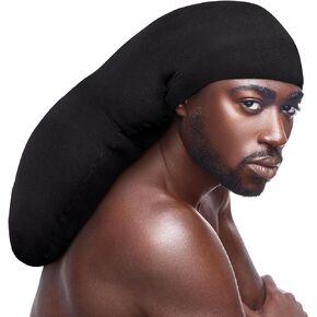 Red by Kiss Dreadlock Stocking Cap, Secure Stretchy Fit for Long & Locs Hair, Soft & Lightweight, Breakage & Lint Protection