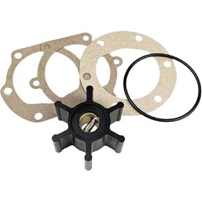 Water Pump Impeller Repair Kit 653-0001-P Replacement for Johnson F4B 09-810B-1 Volvo Penta 876097 Yanmar 128990-42200 2YM 3YM 2GM 3GM Westerbeke 33636 37413 34440