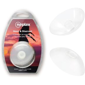 ‘Neat and Discreet’ Silicone Nipple Pasties For Women - Discreet, Reusable Nipple Cover (1 Pair) - Anti Chafing Nipple Pads - Trim and Reshape To Size