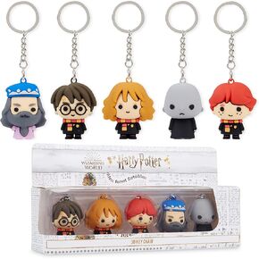Harry Potter Keyrings for Kids Mini Figures 5 or 7 Keychain Characters Harry Ron Hermione Kids Collectables Kids Gifts