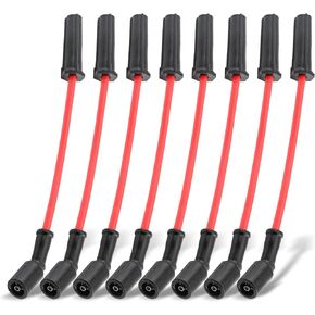 A-Premium Ignition Spark Plug Wires Set of 8 Compatible with Cadillac CTS Escalade Chevrolet Express Silverado 1500 Suburban Tahoe GMC Savana Sierra Yukon Pontiac G8