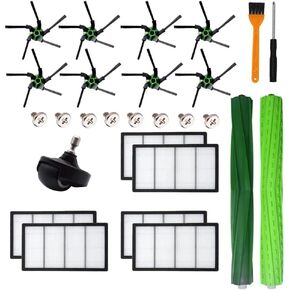 Replacement Parts Compatible for IRobot Roomba S Series S9 (9150) S9+ S9 Plus (9550) Robot Vacuum Cleaner Accessories (19 Pack Replacement Parts Accessories)