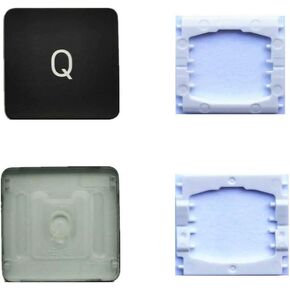 Replacement Individual Q Key Cap and Hinges are Applicable for MacBook Pro A1706 A1707 A1708 Keyboard to Replace The Q Key Cap and Hinge