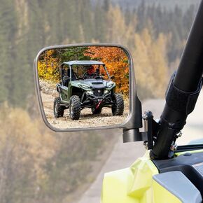 A & UTV PRO Wider Side Rear View Mirrors for Yamaha Wolverine RMAX2 1000 / RMAX4 1000 2021 2022 2023, Adjustable Breakaway Folding Convex Rearview Mirrors Accessories, 2PCS