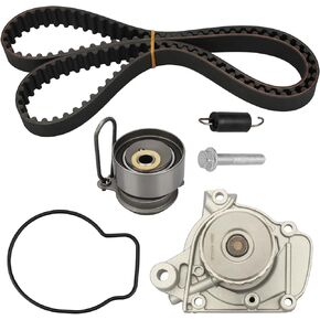 DRIVESTAR TBK312 Engine Timing Belt Component Kit with Water Pump for Honda Civic 2001 2002 2003 2004 2005 1.7L