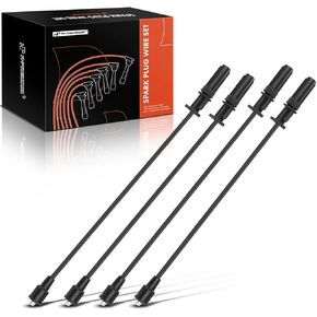 A-Premium Ignition Spark Plug Wires Set of 4 Compatible with Subaru Impreza 1993-1996, Legacy 1990-1996 1.8L 2.2L