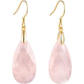 SELOVO Teardrop Fishhook Dangle Drop Earrings for Women Crystal Earring