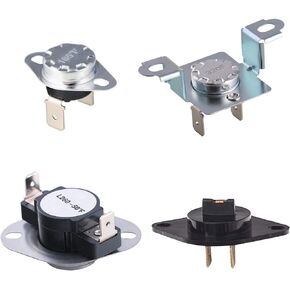 DC47-00016A Thermal Fuse & DC96-00887A Thermal Fuse & DC32-00007A Dryer Thermistor & DC47-00018A Thermostat Dryer Kit Replacement Part-Compatible with Samsung lg & Kenmore Dryers