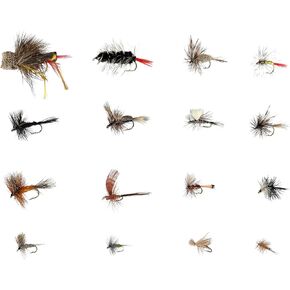 Fly Fishing Flies | 16pc Fly Fishing Flies Assortment | Trout Flies | Streamer Flies and Dry Flies Fly Fishing Lures