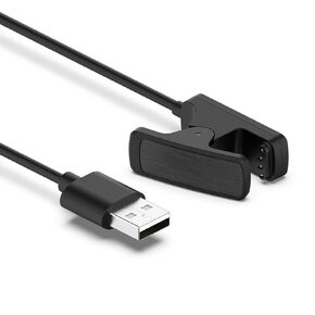 E ECSEM Charging Clip Compatible with Garmin MARQ Athlete/Aviator/Captain/Driver/Expedition/Golfer Smartwatch Charger, 3.3ft USB Data Sync Charge Cradle Dock Adapter Charging Cable - Black