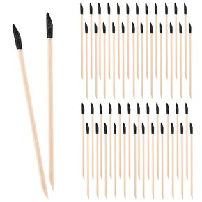 Framendino, 50 Pack Sanding Sticks Sanding Twigs Fine Detailing Sanding Stick Sandpaper Cleaner Stick Sanding Tools for Plastic Models Woodworking