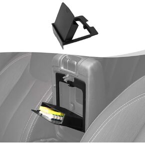 Center Console Hidden Storage Organizer Box Tray Compatible with 2011-2018 Jeep Wranger JK JKU, Armrest Storage Box Hidden Storage Tray(Black)