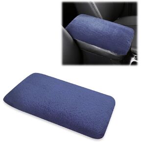 Ajxn Pack-1 Car Center Console Pad, Plush Car Armrest Box Mat, Auto Armrest Cover Car Interior AccessoriesSuitable for Most Vehicles, SUVs, Trucks (Purple)