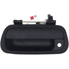 Tailgate Handle Liftgate Latch Handle with Keyhole for 2000 2001 2002 2003 2004 2005 2006 Toyota Tundra Pickup, Textured Black Tailgate Latch Handle Replacement 69090-0C010, 690900C010