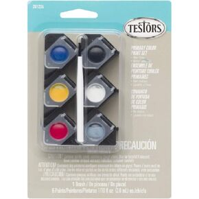 Paint & Glue - Testors Primary Color Paint Set